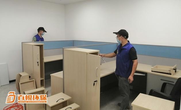 辦公樓不通風如何除甲醛？佛山百悅環(huán)保有方法